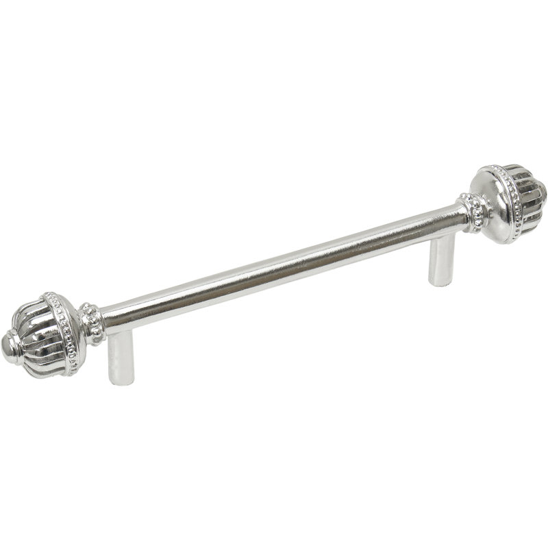 Cricket Cage large 4 inches c.c. pull in Platinum, 5", Chrome