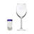 Handblown Shot Glasses Cobalt Blue Rim 