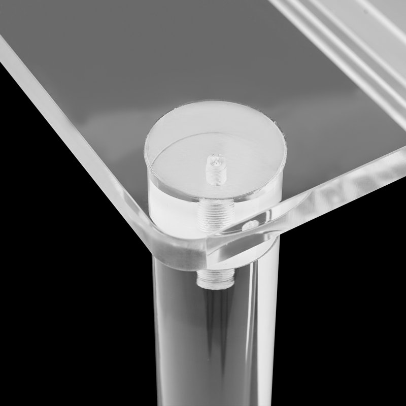 Clear Acrylic Small Makeup Table With Drawer