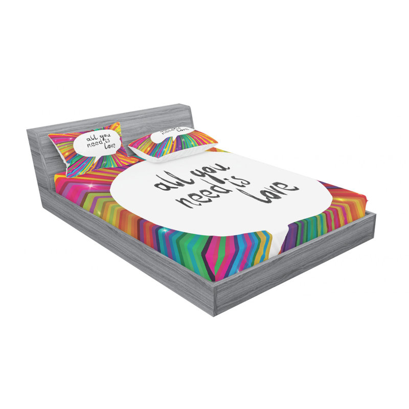 Microfiber Sheet Set, Full Sheet Set with Fitted Sheet