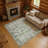 Premium Machine Washable Lubbers AMF1755 Border Rug-1359892689