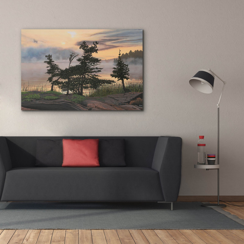 Toile épique Graffiti «Auburn Evening» par Kenneth M Kirsch, 60 po x 40 po