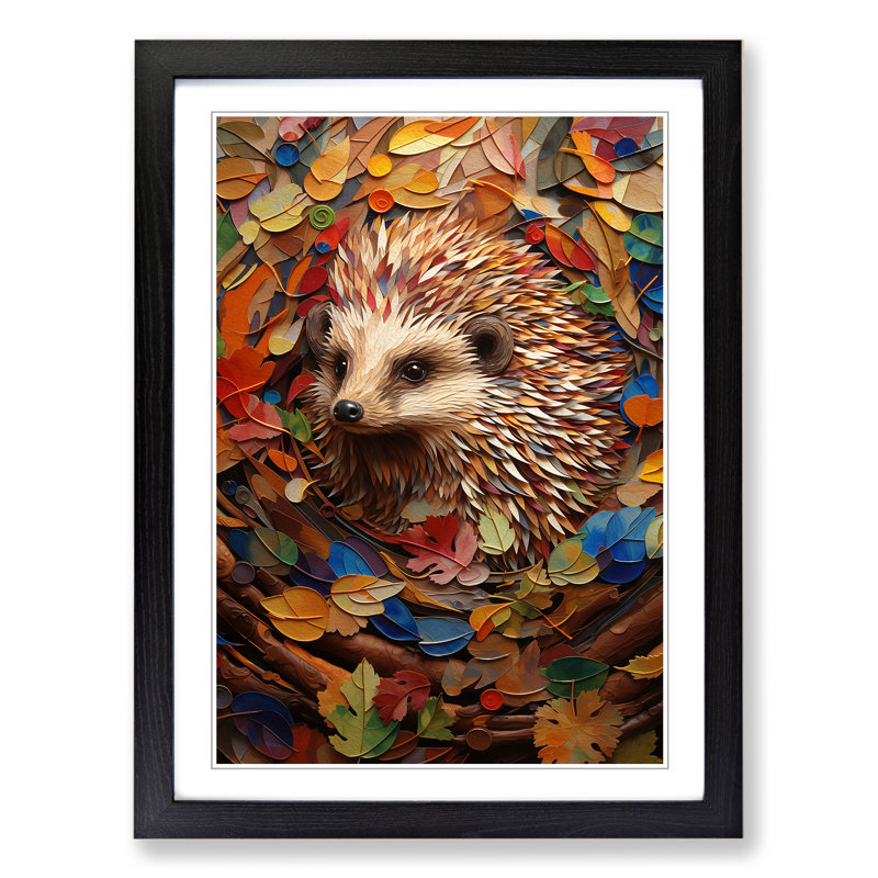 Hedgehog Orphism No.2 - Framed Print