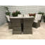 Cadmose 6 - Person Wicker Patio Dining Set with Rectangular Table , Cushions Included