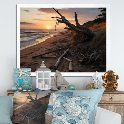 «Alsaedi Beach Photo Coastal Impressions V», reproduction sur toile