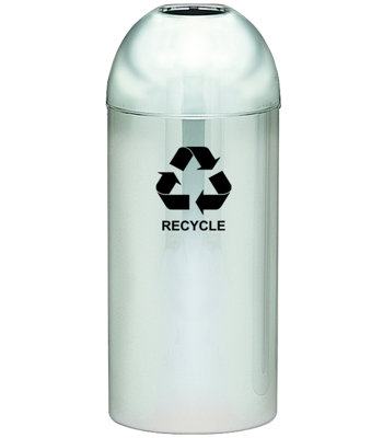 Poubelle de recyclage 15 gallons Dome Top