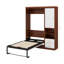 Lit escamotable simple avec armoire murale