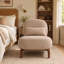 Fauteuil d'appoint Mid-Century de 28 pouces de largeur avec base et coussin pour petit espace-1454929567