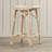 Everton Solid Wood Accent Stool