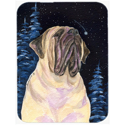Planche à découper en verre Mastiff rouge®