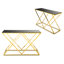 Ewert 120cm Glass Top Console Table-426851621