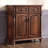 Dark walnut Solid Wood Shoe Storage Bench
