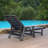 HDPE Chaise Lounge Chair Outdoor, Pool Lounge Chairs With 4-Position Adjustable Backrest, Supports Up To 360 LBS For Patio Poolside Deck Beach Backyard-1573167338