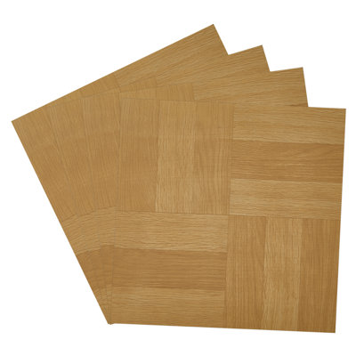 30Pcs Self-adhesive PVC Parquet Flooring Tiles Set