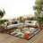 Aloha  Floral Multicolor Indoor/Outdoor Area Rug-155708832