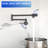 Pot Filler Faucet - Wall Mount Kitchen Sink Faucet Folding Stretchable With Single Hole Two Handles,-116628663