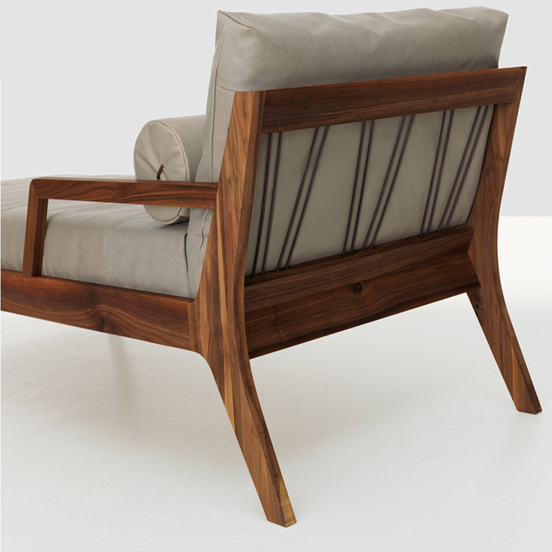 Chaise Longue with Deep Seat