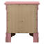 Charmante table de chevet traditionnelle rose-1428437246