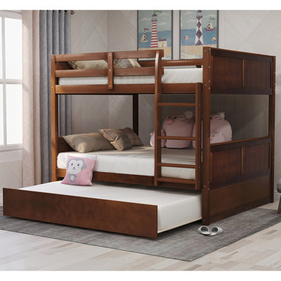 Gysbert Kids Full Over Full Bunk Bed with Trundle