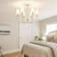 6-light Modern Chandeliers For Dining Room Light Fixture With Shades