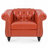 Byrom 32'' Faux Leather Sofa-386391095-388968865