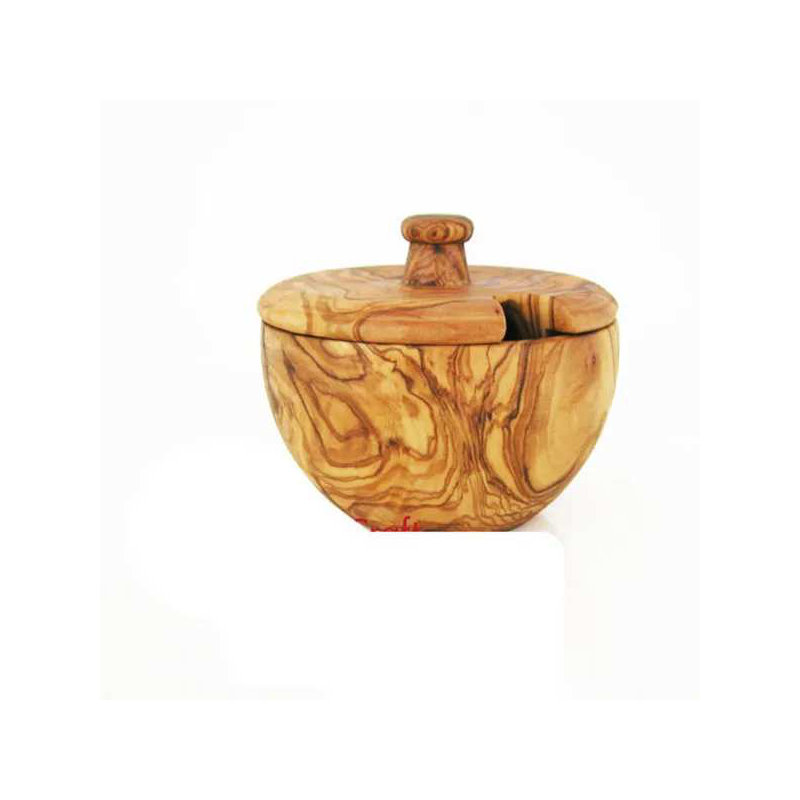 Pot méditerranéen en bois d'olivier