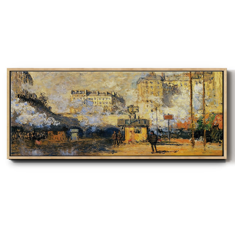 Saint encadré sur toile, Naturel