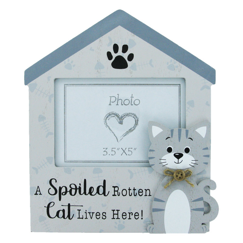 Chipman Grey Solid + Manufactured Wood Picture Frame