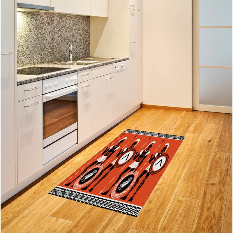 Retro High Density Long Fiber Poly Threads Decorative Area Rug Carpet, Rectangle 2'7" x 5'