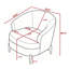 Fauteuil d'appoint rembourré de 33,07 po de largeur-1026755216