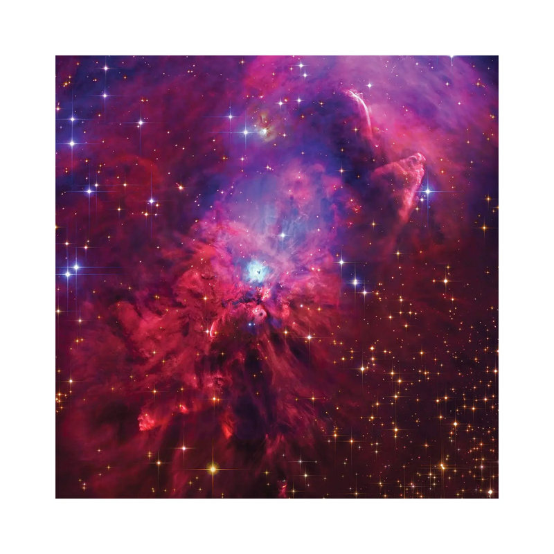 NGC1999, Emission and Reflection Nebulae in Orion 1 Piece Wrapped Canvas Wall Art, 30.48 cm H x 30.48 cm W