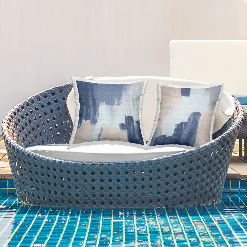 Abstract Outdoor Throw Pillow