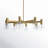 Rorem 8 - Light Shaded Modern Linear Chandelier in Gold-813004264-813004267