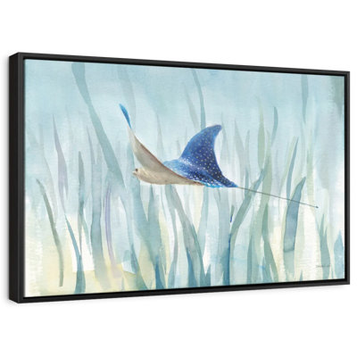 «Animal», impression sur toile «Rayon sous-marin»