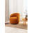 Swivel Accent Armchair Barrel Chair With Powder Coating Metal Ring-1135975713