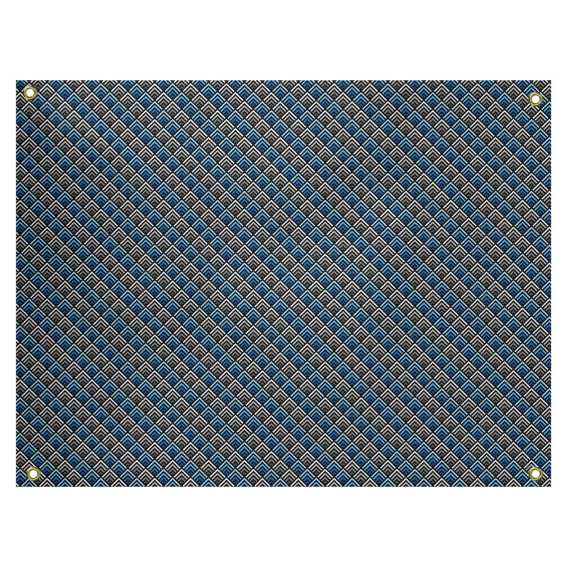 Tapisserie dégradé à rayures, géométrique par katelyn elizabeth Kitterman, H 51,5 po x l 60,5 po, Intérieur / extérieur