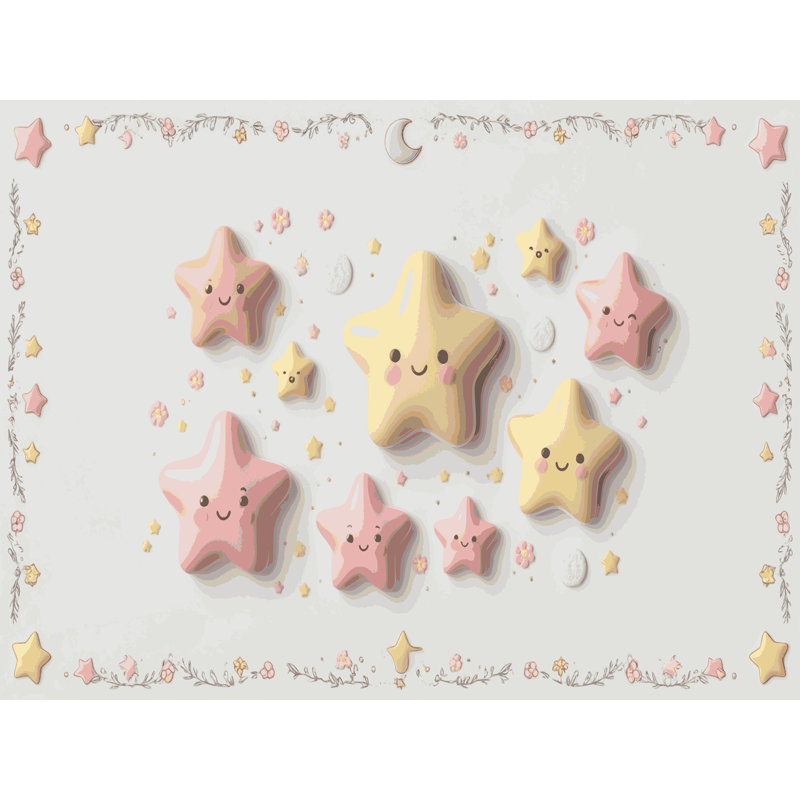 Tapis lavable Isabelle & Max ™ Cloud Clouds Kids_Sky043, Rectangle 5 pi x 7 pi