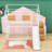 Padmukh Twin Over Twin Metal Bunk Bed With Slide And Shelves-932063218