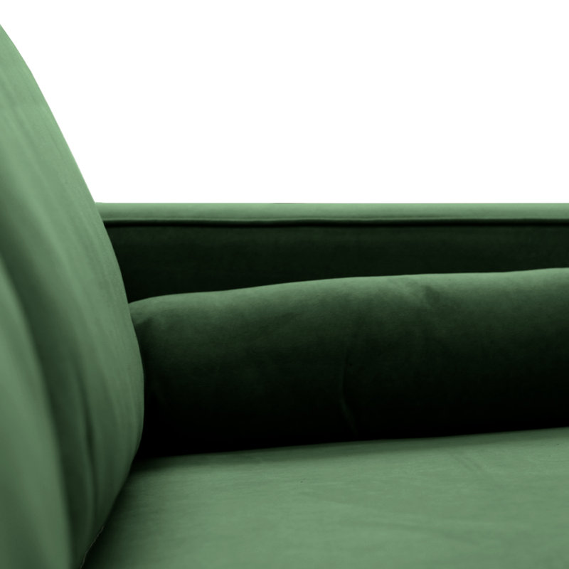 Georgio 3 Seater Velvet Sofa, Emerald Green