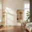 Grand lit escamotable avec rangement et lumières, tablettes intégrées, lit mural peu encombrant-130417903