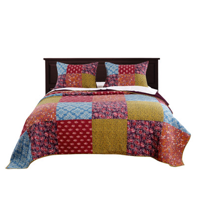 Batesville Rustic Cotton Blend Paisley Quilt