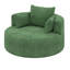 Fauteuil d'appoint pivotant avec 3 coussins amovibles-115839032