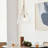 1-Light Brushed Brass Glass Single Pendant Light With Clear Cone Shade And Adjustable Downrod