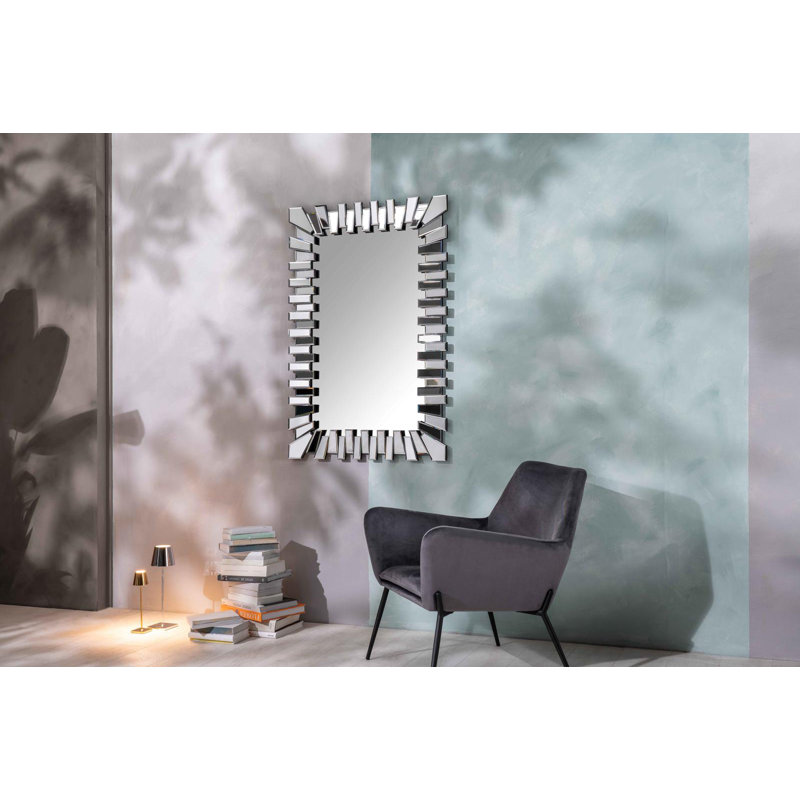 Damone Solid Wood Rectangle Mirror