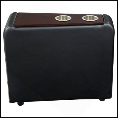 Console de cinéma avec rembourrage noir Nseluka
