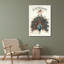"Bungalow Rose", collection Vintage Apple sur toile tendue avec art: Paon Art déco rétro-310151132