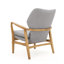 Fauteuil d'appoint rembourré avec coussin décoratif et bois de bouleau Amantha-419791161