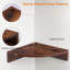 Solid Wood Corner Shelf