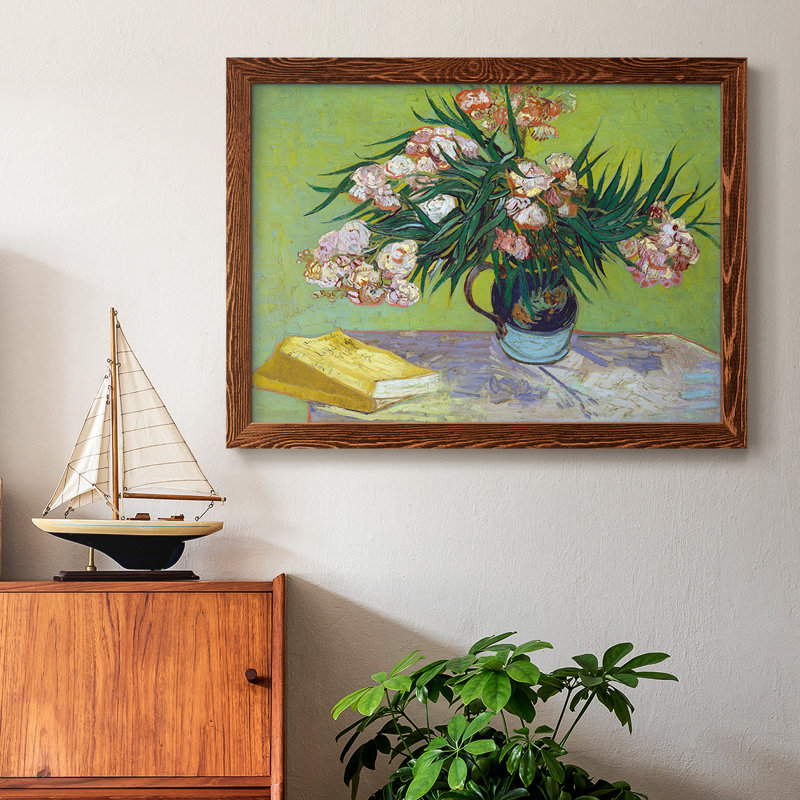 Oleanders, reproduction d'art sur toile, Érable, H 18 po x l 26 po x P 1,5 po
