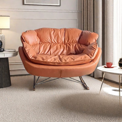 Nano technology cloth Italian home rocking chair